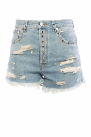 Distressed denim shorts, zdjęcie 1 Distressed denim shorts od Gucci